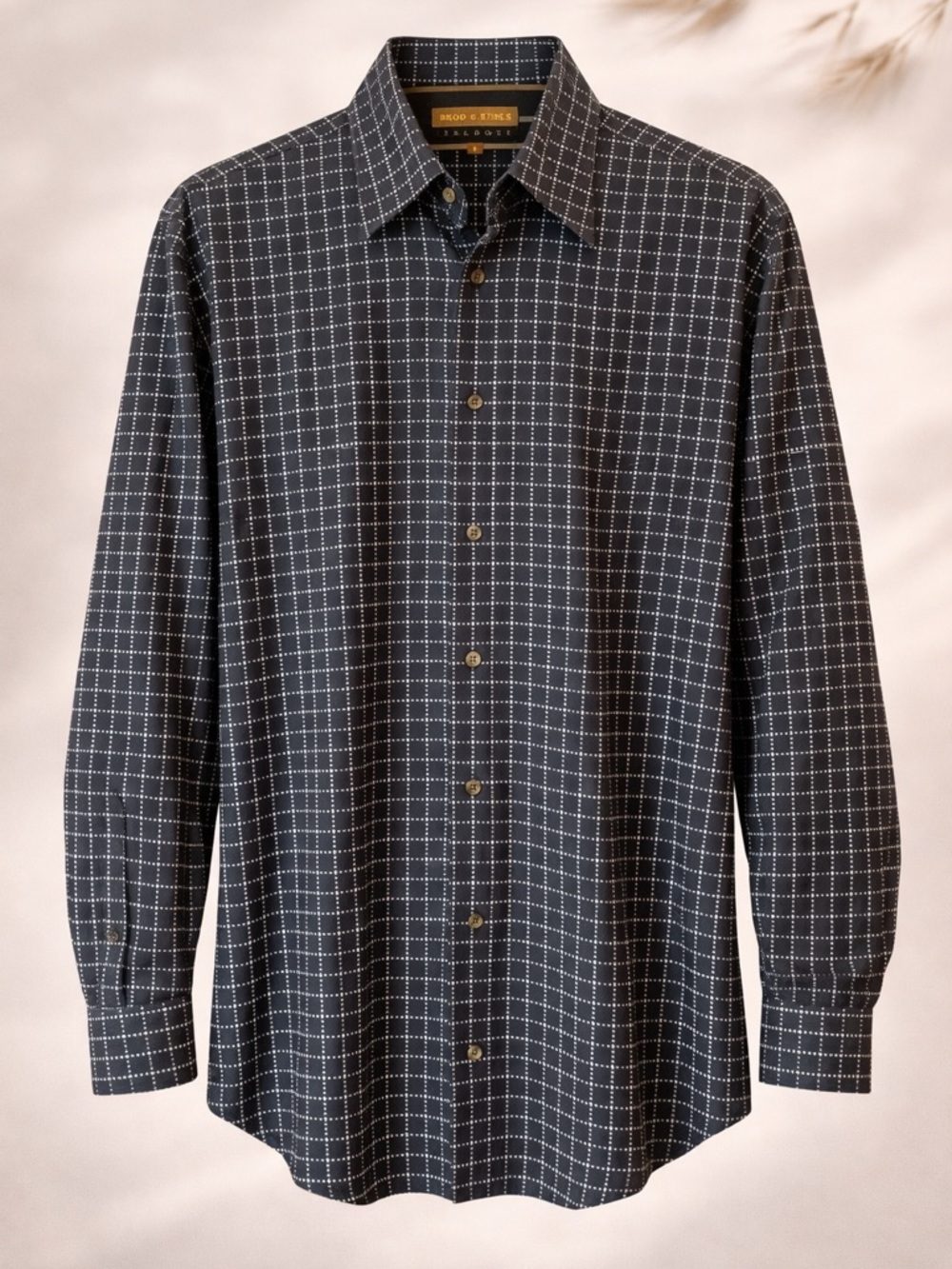 Robert Talbott Men’s Size Large Casual Button Down Blue Shirt